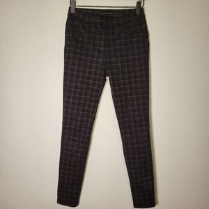 Sanctuary X Anthropologie Northolt Plaid Pull On Pants size 2 (see measurements)